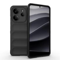 Dėklas dangtelis Redmi Note 14 4G Redmi Note 14 Note14 4G Capas Naujas Bamperis Smūgiams Atsparus Galinis Minkštas TPU Fundas Xiaomi Redmi Note 14 4G Note14 4G(163.25mm) juoda