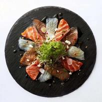 Natural Black Western Slate Stone Dish Steak Plates Slate Dinner Plate Cheese Pizza Dessert Dish Tray