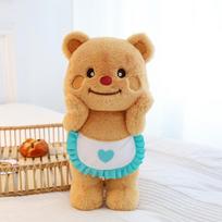 New Thai Butter Bear Doll Teddy Bear Doll Plush Toy Ragdoll Birthday Gift 35cm/0.2kg