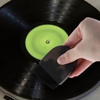 Vinilinių plokštelių valymo šepetėlis, patefonas Lp fonografo grotuvo valymas Antistatinis valiklis, dulkių šalinimo priedai green