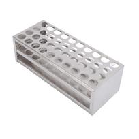 40 Holes Test Tube Rack Stainless Steel Centrifuge Tube   for 21mm Tubes Laboratory Experiments