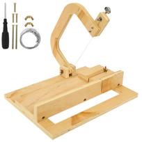 Wooden Soap Cutter Multi-functional Soap Cutting Tools Adjustable Cheese Cake Butter Slicer with Screwdriver for Handmade Soaps