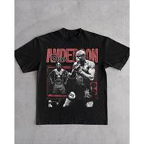 2026 Summer UFC Anderson Silva Fighting Graphic Tshirt Women Sports Cotton Short Sleeve Loose Leisure Fitness Shirt Unisex S
