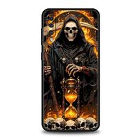 Grim Reaper Skull Phone Case For Samsung A26 A36 A56 A54 A52 A50 A70 A40 A12 A14 A16 A22 A24 A42 A34 A32 5G A04s A06 5G Cover Samsung A32 5G