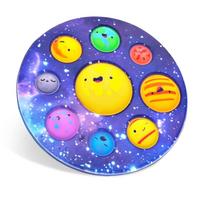 vita dennis Popping Its Fidget Toy, Planetary Finger Push Bubble, Eight Planets Sensory Fidget Toys for Kids and Adults, Autism Special Needs Relieve