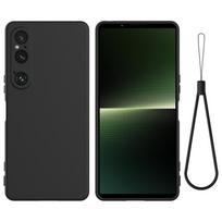 For Sony Xperia 1 VI 10 VI Case ELVEV Shockproof Liquid Silicone Protective Phone Cover For Xperia 10 VI juoda
