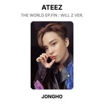 ATEEZ THE WORLD EP.FIN : WILL Z VER. Official Photocard SAN black