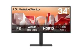 LG 34BA75QE-B computer monitor, 86.4 cm (34"), 3440 x 1440 pixels, Wide Quad HD LCD, Black