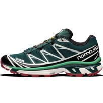 Salomon XT-6 Deep Teal Biking Red Unisex Sneakers Black L41454800 38 black