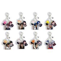 8 vnt. Stray Kids Raktų pakabukas Tikra nuotrauka+SKZOO Animacinis personažas+Chibi Personažas Bang Chan Lee Know Changbin Hyunjin Han Felix Seungmin I.N Akrilinis raktų pakabukas STAY Dovana 8pcs white