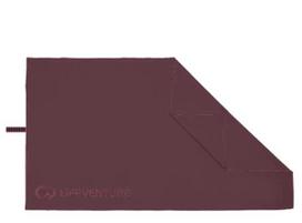 Lifeventure Recycled SoftFibre Trek Towel, Blackcurrant, Large