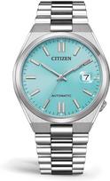 Citizen Tsuyosa Ice Blue Mechanical Sapphire Glass Watch Ice Bracelet NJ0151-88M, Blue,