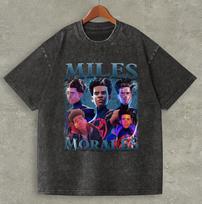 Vintage Miles Morales T-Shirt, Spider-Man Across the Spider-Verse Shirt M