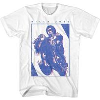 Billy Joel White Adult T-Shirt S