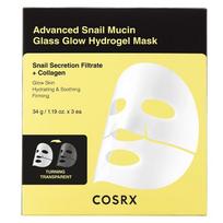 COSRX Advanced Snail Mucin Glass Glow Hydrogel Mask Hydrating & Radiance Face Mask 3 Sheets