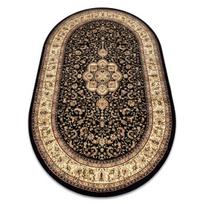 Kilimas ROYAL ADR ovalus dizainas 521 juoda