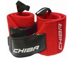 Chiba 44476 Strongman Wristwraps Red (Riešų įtvarai)