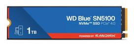 SANDISK SSD | 600 TBW rating | MTBF 1,750,000 h | Read speed 7100MB/s | Write speed 6700MB/s | NVMe | PCI Express 4.0 | M.2 | 1000GB | POWERED BY | Blue SN5100 | WDS100T5B0E-00CPE0