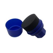 Professional Tire Shine Applicator Durable Sponge for Car Detailing Flat sponge mėlyna