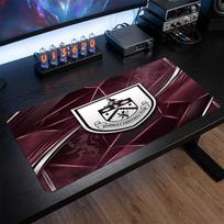 Burnley Football Print Large Mouse Pad, Anti-Slip Extended Gaming Desk Mat for Office Home 30cmx60cm（11.8x23.6inch）