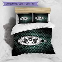 Cori-tiba Football Club Crest Printed Pattern Duvet Cover Set – includes 1 duvet cover and 2 matching pillowcases Bedroom decor Christmas gifts 135cm*200cm