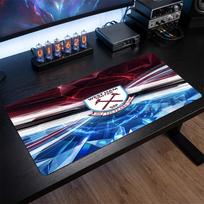 West Ham United Football Print Large Mouse Pad, Anti-Slip Extended Gaming Desk Mat for Office Home 30cmx60cm（11.8x23.6inch）