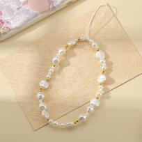Women's Pearl Beaded Phone Lanyard: Luxurious, Stylish Anti-Lost Chain Unique Pearl Lanyard