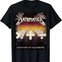 NEW LIMITED Matematica - Master Of Numbers Math Teachers Puppets Parody T-Shirt XS juoda
