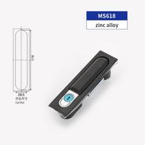 MS618 Industrial Cabinet Panel Door Lock Distribution Box Door Handle Switch Control Cabinet Lock Electrical Cabinet Door Lock (as the picture,Steel Door&Zinc Alloy&Door Lock)