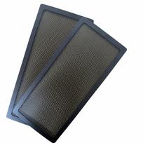 2 vnt. Magnetinis oro išleidimo angos tinklelis nuo dulkių 4,74*10,23 colio Magnetinis ventiliacijos angos dangtelis Namams juoda