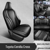 2026 Toyota Corolla Cross Visasezoninės odinės sėdynių užvalkalai: Viso ploto interjero pagalvėlės Standard Full Coverage for Corolla Cross 5-Seater