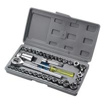 46-Piece Socket Wrench and Screwdriver Ratchet Set for Auto Repair