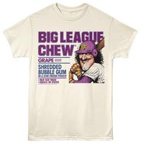Big League Chew Grape Shredded Bubble Gum Man Size Wads Men's T Shirt XL