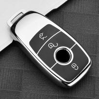 Reklaminis TPU automobilio rakto dėklas, skirtas Mercedes Benz ABCES klasės W204 W205 W212 W213 W176 GLC CLA AMG W177 priedams
