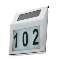 Maclean Solar house number lamp LEDMCE172