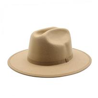 Wool Cowboy Hat, Webbing Men'S Jazz Top Hat, European And American Autumn And Winter Hat M（56-58cm） kupranugaris
