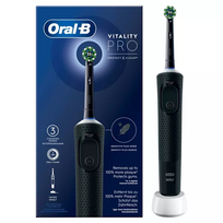 Oral-B Electric Toothbrush | Vitality Pro | Rechargeable | For adults | Number of brush heads included: 1 | Number of brushing modes: 3 | Black
