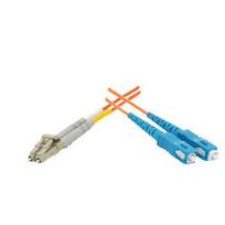 Opticord Duplex optical patch cable, LC-SC 9/125um SM, 1m, OS2