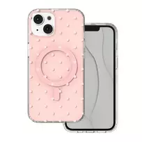 TFO Bubble Dots Mag phone case with MagSafe support for iPhone 13 | iPhone 14 pink