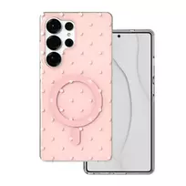 TFO Bubble Dots Mag phone case with MagSafe support for Samsung Galaxy S25 Ultra (S938) pink