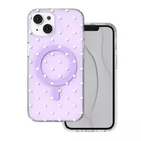 TFO Bubble Dots Mag phone case with MagSafe support for iPhone 13 | iPhone 14 purple