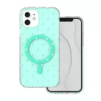 TFO Bubble Dots Mag phone case with MagSafe support for iPhone 11, green