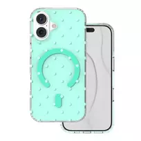TFO Bubble Dots Mag case for iPhone 17 6.3'' green