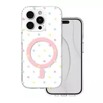 TFO Bubble Dots Mag case for iPhone 15 Pro 6.1" white