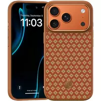 Benks Magnetic Armor Pro Armor Grid Kevlar phone case with MagSafe support for iPhone 17 Pro, orange