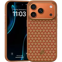 Benks Magnetic Armor Pro Armor Grid Kevlar phone case with MagSafe support for iPhone 17 Pro Max, orange