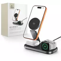 Tech-Protect A52 3-in-1 Magnetic MagSafe Wireless Charger 25W Qi2.2 Black