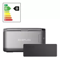 EcoFlow Set: Glacier 35L Portable Refrigerator + 298Wh Battery.
