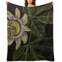 Pasifloros pledas Valentino dienos dovanų idėjos Individualūs minkšti dideli pledai Dekoratyviniai pledai sofoms 30x40in