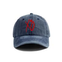 2026 XO The Weeknd Beisbolo kepuraitė Nusidėvėjusios kepurės Kepurė Vyriška Retro Lauko Vasarinė Reguliuojama Tėčio Kepurė Mada Adjustable blue